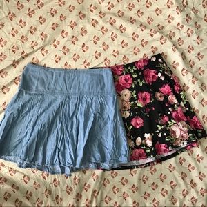 Hollister and papaya skirt